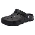 thumbnail image 1 of HOBIBEAR Unisex Garden Clogs Shoes Slippers Sandals for Men and Women Black,7.5 Women/6 Men, 1 of 6
