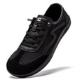 thumbnail image 1 of HOBIBEAR Unisex Wide Toe Box Slip-On Walking Shoes for Men Women, Lightweight Breathable Mesh Casual Sneakers with Elastic No-Tie Laces, 1 of 9