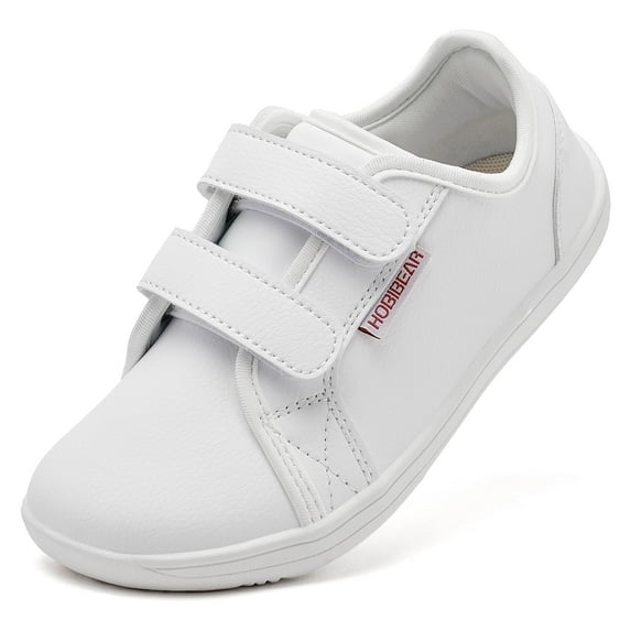 HOBIBEAR Wide Toe Box Toddler/Kids Barefoot Sneakers Zero Drop, Minimalist Athletic Shoes for Boys & Girls