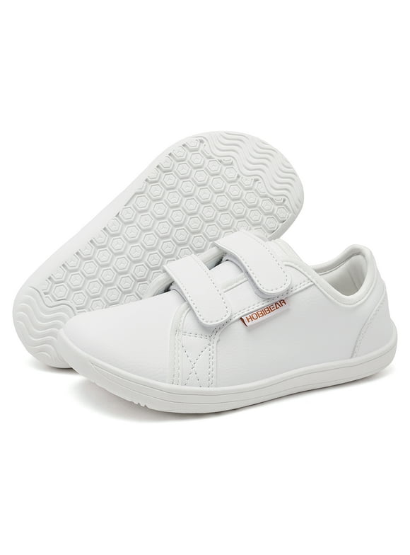 Wide Toe Box Toddler/Kids Barefoot Sneakers Zero Drop, Minimalist Athletic Shoes for Boys & Girls