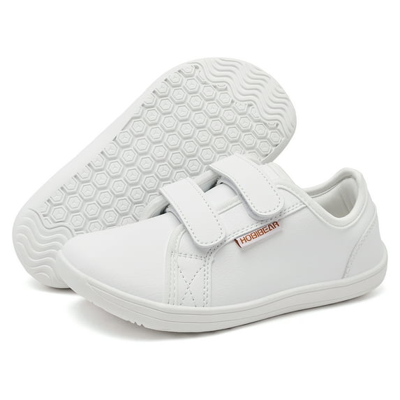 HOBIBEAR Wide Toe Box Toddler/Kids Barefoot Sneakers Zero Drop, Minimalist Athletic Shoes for Boys & Girls
