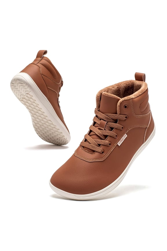 Women Warm Wide Toe Box Barefoot Shoes-Boots Men Winter Sneakers