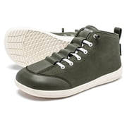 Women's Canvas Barefoot Boots: Zero-Drop, Wide-Width, Mid-Top Breathable Walking Footwear