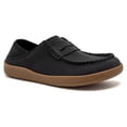 thumbnail image 1 of HOBIBEAR Women's Leather Loafers|Slip On Wide Toe Box Comfortable Barefoot Flats, 1 of 6