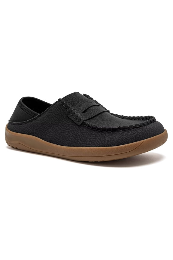 Women's Leather Loafers|Slip On Wide Toe Box Comfortable Barefoot Flats