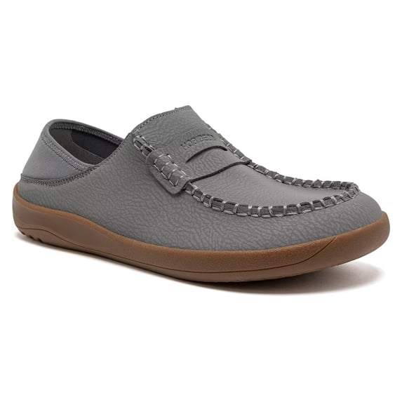 HOBIBEAR Women's Leather Loafers|Slip On Wide Toe Box Comfortable Barefoot Flats