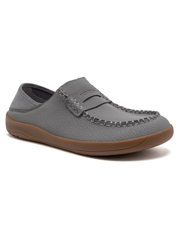 Women's Leather Loafers|Slip On Wide Toe Box Comfortable Barefoot Flats