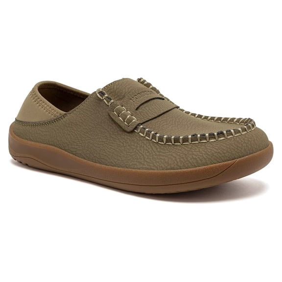 HOBIBEAR Women's Leather Loafers|Slip On Wide Toe Box Comfortable Barefoot Flats