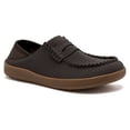 thumbnail image 1 of HOBIBEAR Women's Leather Loafers|Slip On Wide Toe Box Comfortable Barefoot Flats, 1 of 6