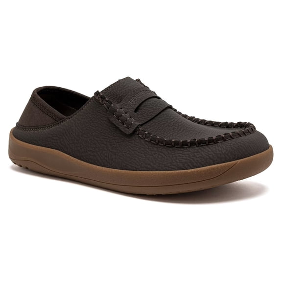 HOBIBEAR Women's Leather Loafers|Slip On Wide Toe Box Comfortable Barefoot Flats