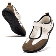 Women's Mary Jane Sneakers Retro German Trainer Style Flats Balletcore Comfortable Walking Shoes for Work Casual