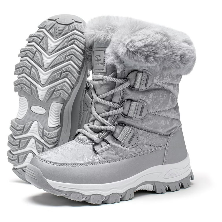 HOBIBEAR Women's Snow Boots Warm Insulated Faux Fur Lined