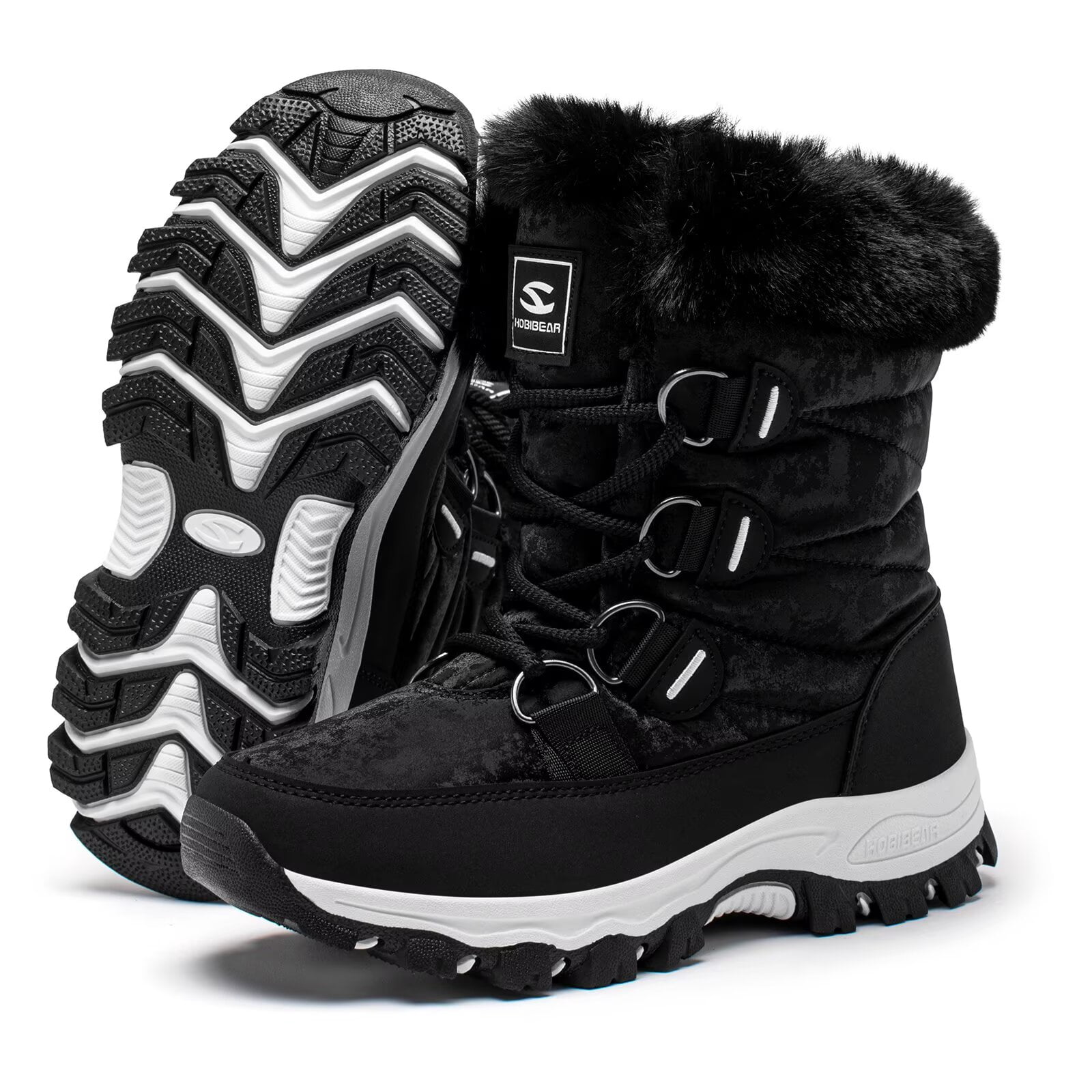Hobibear Hiking Boots, Size 39 HOBIBEAR Winter Waterproof Barefoot Shoes For Men and Women  main image 3