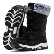 HOBIBEAR Women's Snow Boots Waterproof Slip Resistant Anti-Slip Cold Weather Winter Shoes
