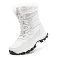 thumbnail image 1 of GUBARUN Women's Waterproof Winter Snow Boots Lightweight Warm Faux Fur Lined Mid-Calf Booties, 1 of 7