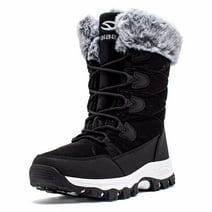 Ann34 Faux Fur Lined Shearling Boots - Womens Winter Mukluk Mid Calf ...