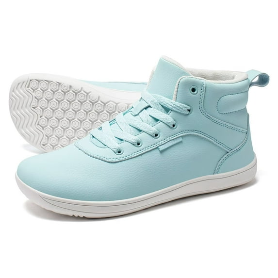 HOBIBEAR Women's Wide High-Top Barefoot Sneakers | Men's Mesh Lined Comfortable Ankle Bootie | Minimalist Zero Drop Sole