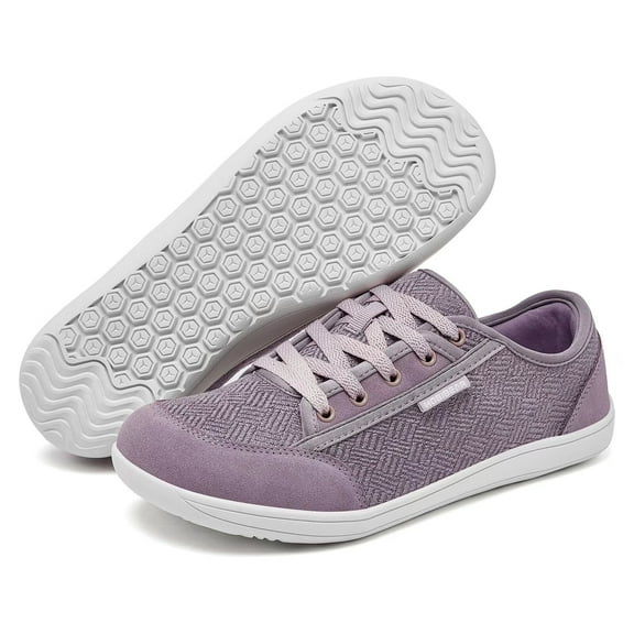 HOBIBEAR Womens Mens Minimalist Barefoot Shoes Zero Drop Wide Toe Walking Sneakers