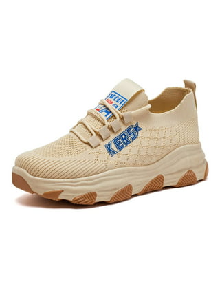 Jsezml Women's Glitter Tennis Sneakers Breathable Mesh Platform Sneakers  Sequin Slip On Loafers Lightweight Walking Shoes