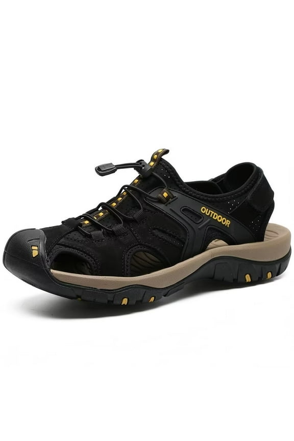 Men's Closed-Toe Outdoor Sandals - Lightweight Water Shoes for Hiking, Trail & Summer