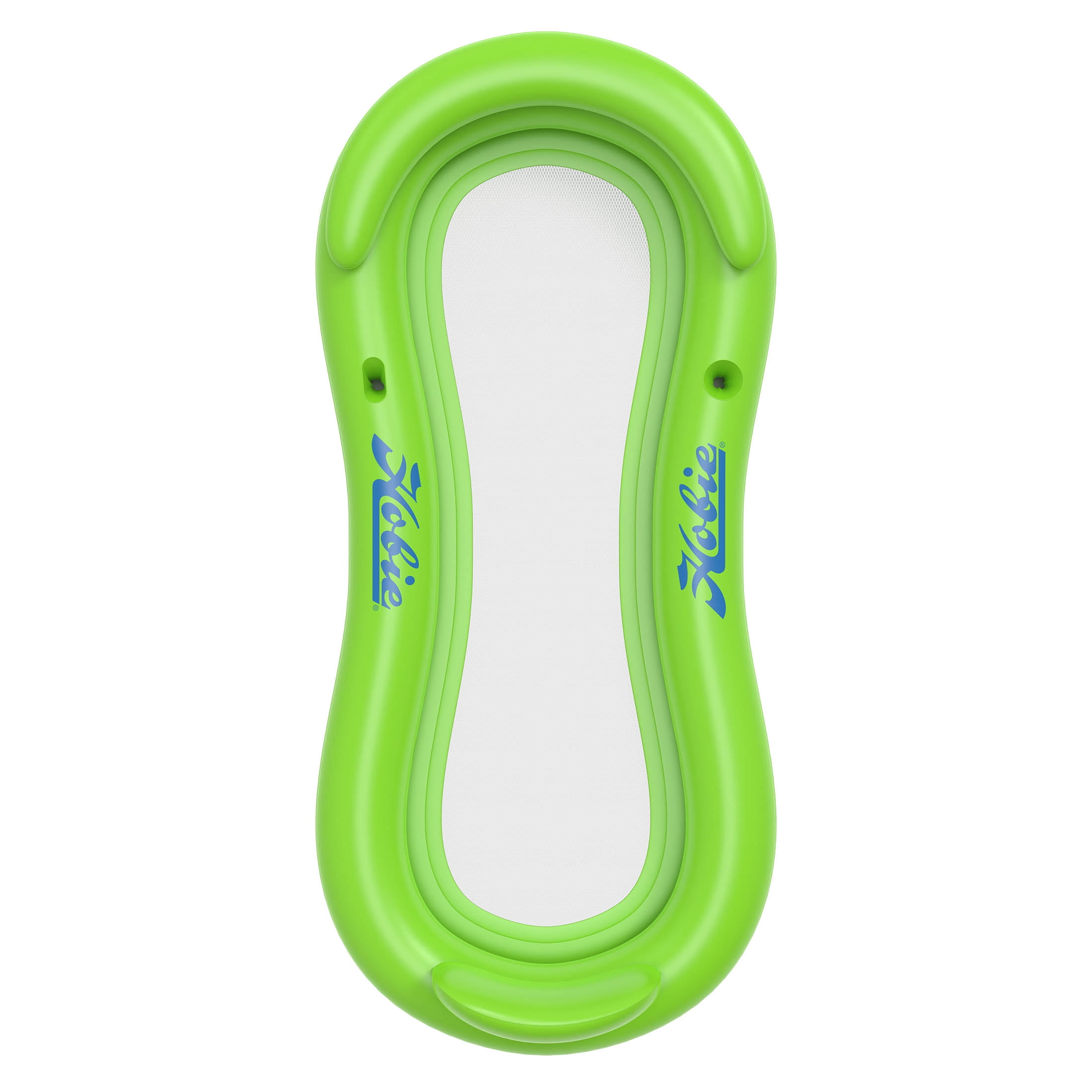 Reference image: Hobie lime-green inflatable pool lounger