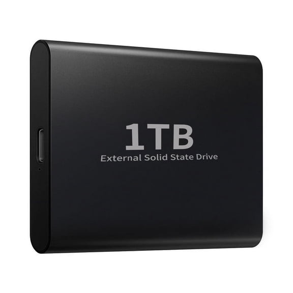 HOBILL 982 Large Capacity BLACK External SSD USB 3.0Hard Drive Typec-Computer/Laptop