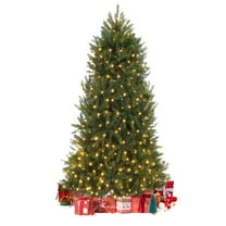 HOBLOC 6ft Pre-Lit Christmas Tree with 450 Led Lights, 1838 Tips, Foldable Metal Stand, Green Artificial Xmas Tree for Christmas Office, Home, Party, Holiday Decor