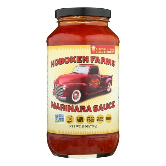 Hoboken Farms Marinara Pasta Sauce 25 oz (Pack Of 6)