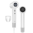 thumbnail image 1 of HOCO High-speed Negative Ion Hair Dryer 2 speeds /4 temperatures with Smooth Air Nozzle Digital Display Fast Drying for Home Salon Travel（White）, 1 of 7