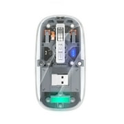 HOCO Slim Wireless Mouse,2.4 GHz with USB Receiver,2400 DPI Optical Tracking Silent Portable Mobile Optical MiceBlack