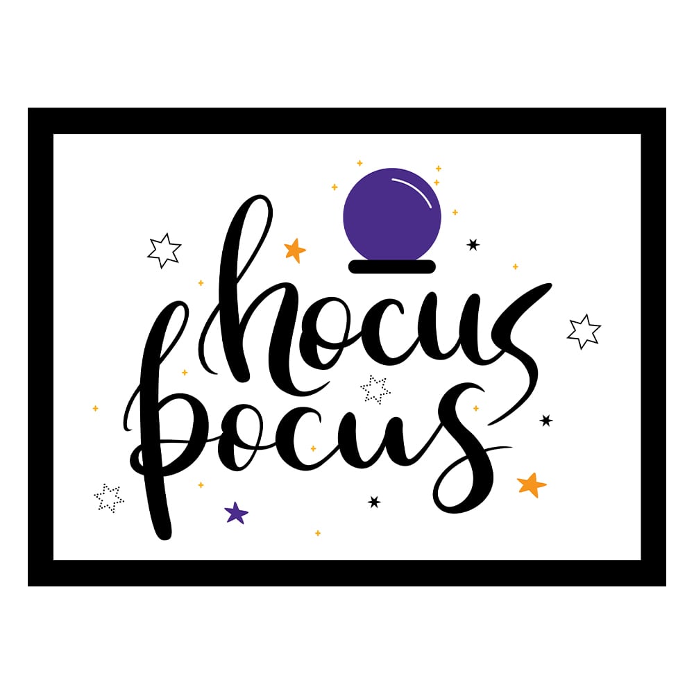 HOCUS POCUS Framed Print