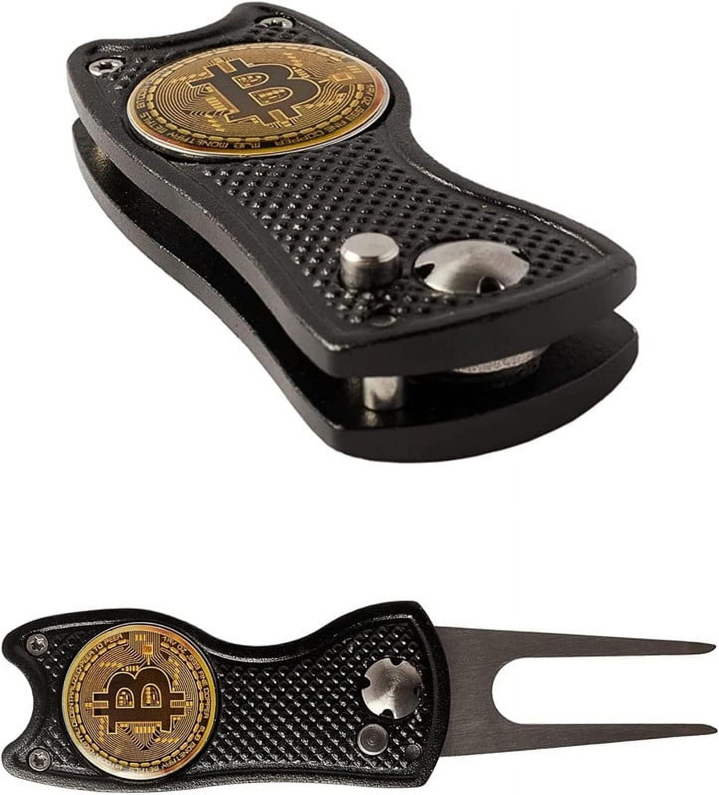 HODL 21 Bitcoin Golf Divot Repair Tool, AllMetal Golf Accessories 3