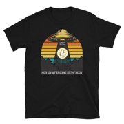 HODL on we're going to the moon Litecoin shirt | Crypto T shirt | LTC Cryptocurrency tshirt up to Size 4XL