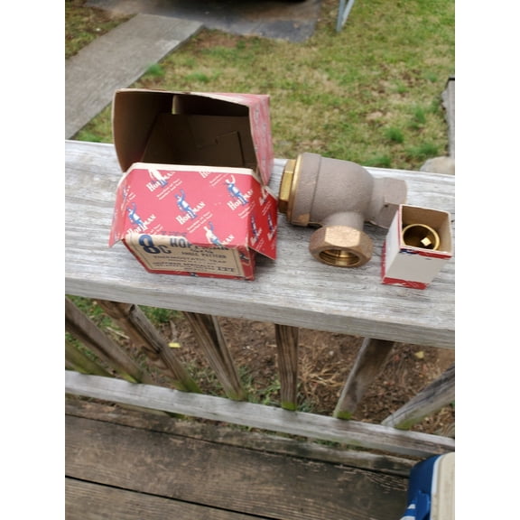 HOFFMAN NOS 3/4x3/4 Angled Thermostatic Steam Valve