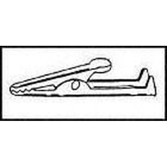 HOFFMAN PRODUCTS T154 ALLIGATOR CLIP, 0.24IN, 5A (10 pieces)