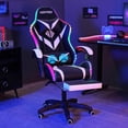thumbnail image 1 of HOFFREE Gaming Chair with Massage and LED RGB Lights Ergonomic Computer Chair with Footrest High Back Video Game Chair with Adjustable Lumbar Support Linkage Armrest for Home Office, 1 of 8