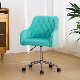 Kithkasa Swivel Desk Task Chair No Wheels,Solid Back Fabric