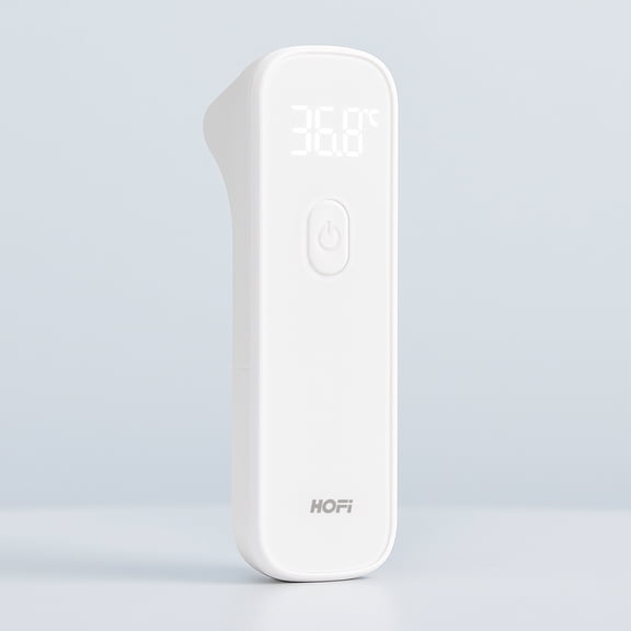 HOFI No Touch Digital Medical Thermometer with Infrared Sensor, Accurate Readings, 1 Second Result Time, White