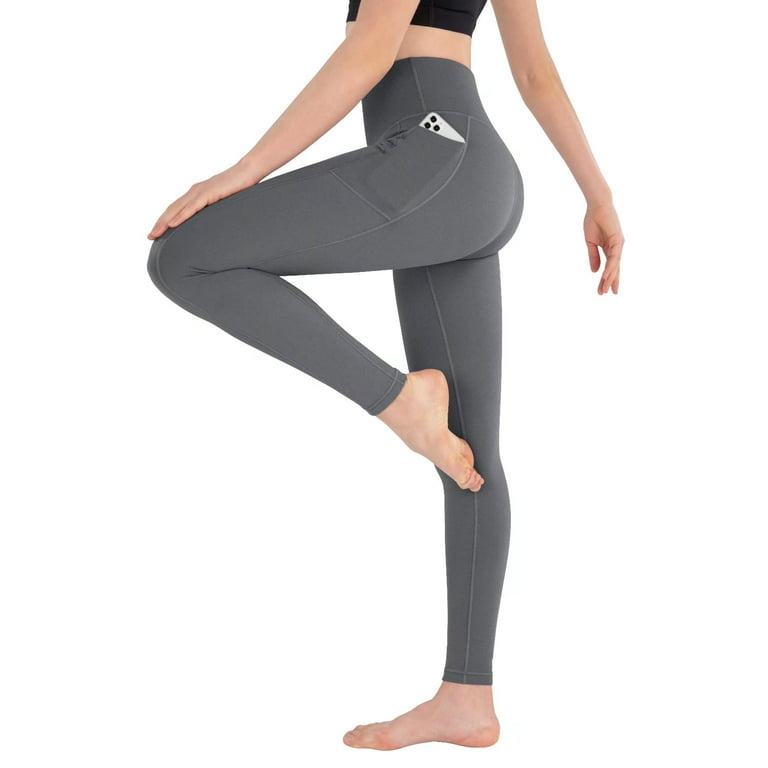 HOFI Women's High Waist Yoga Pants with Pockets Tummy Control Workout  Running
