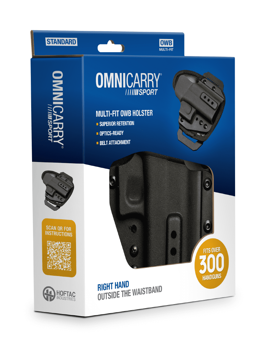 HOFTAC OMNICARRY SPORT Holster Multi-Fit OWB (Outside the Waistband) Right Hand HT-01002-RW
