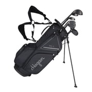 HOGAN TC-1 Mens Left Hand Complete Golf Set 11 Clubs Plus Stand Bag Driver Fairway Wood Hybrid Irons Sand Wedge Putter Regular Flex Graphite and Steel