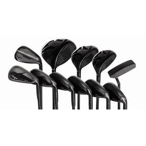 HOGAN TC-1 Men's Right Hand Complete 1 Inch Longer Golf Clubs Only Set 11 Clubs Driver Fairway Wood Hybrid Irons Sand Wedge Putter Stiff Flex Graphite and Steel