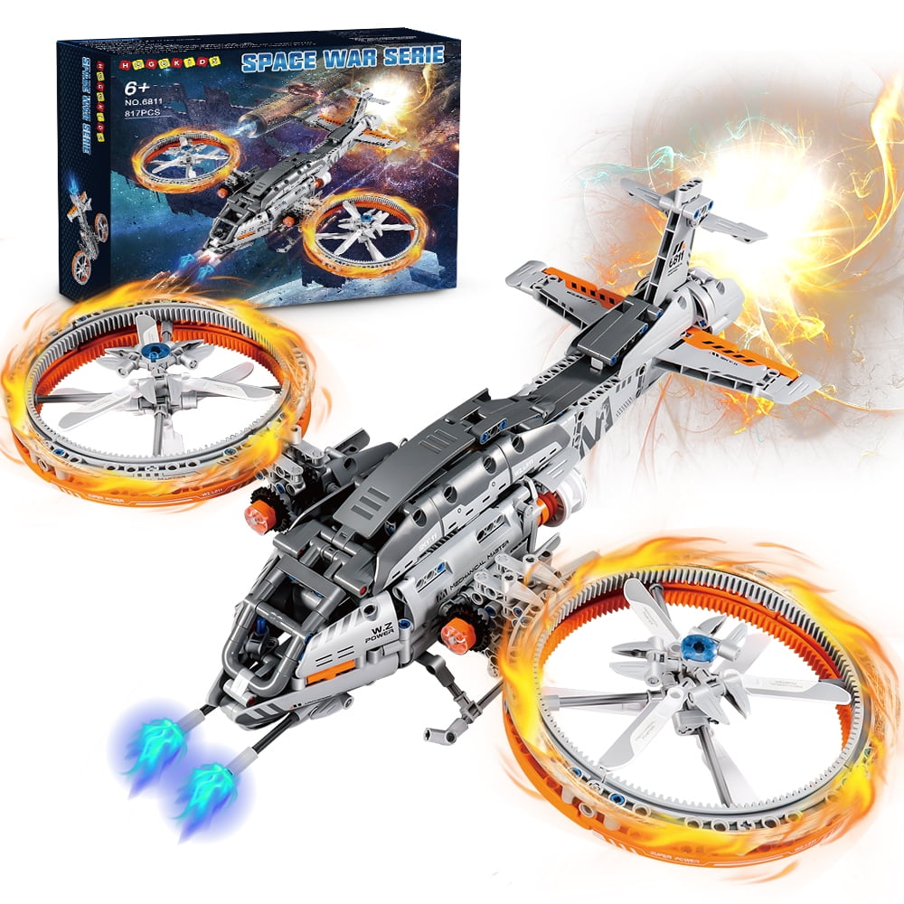 Space Wars Building UCS Set - Titan Attack Aircraft QJ5002 Building Toy.  Boys and Girls Ages 6+, The Best Gift for SpaceWar of Star Series  Enthusiasts