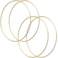 thumbnail image 1 of HOHIYA 19 Inch Metal Floral Hoop Wreath Large Gold Ring Craft for Christmas Wedding Wall Hanging 4mm Wire (Pack of 4), 1 of 5