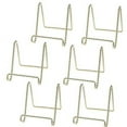 thumbnail image 1 of HOHIYA Plate Stands Display Gold Small Easel Rack Dish Holder Metal Twist Wire 3inch 6pcs, 1 of 3