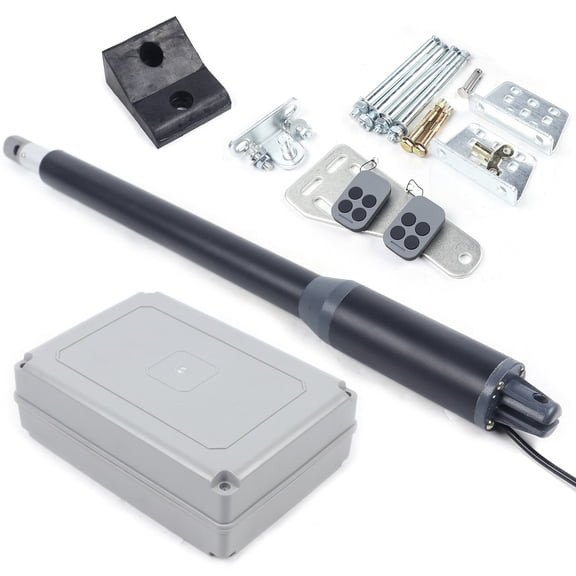 HOHOBLA 110V Automatic Single Swing Gate Opener Heavy Duty DC Motor W/ Remote Control