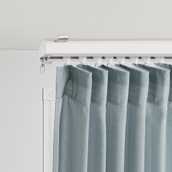 HOHOBLA 12-18ft Curtain Hanging Track System Track Kit with Hooks Wall Mount NEW