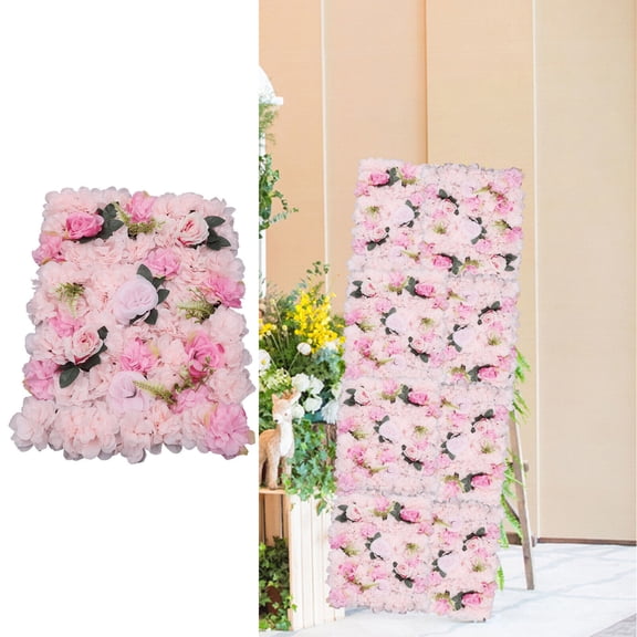 HOHOBLA 12pcs Wedding Venue Decorations Artificial Flower Wall Stage Background Decor