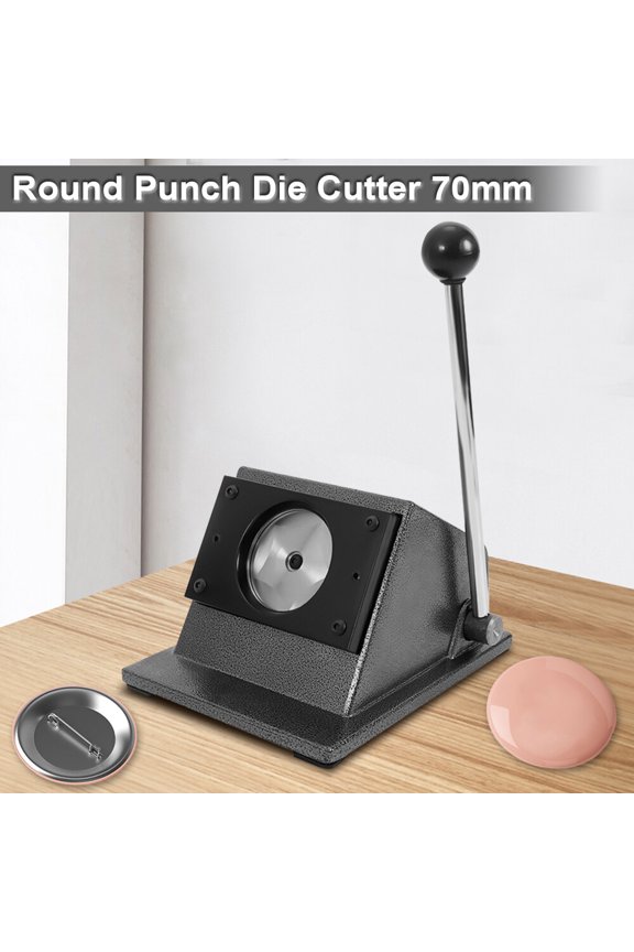 70mm Graphic Punch Die Cutter Round Paper card  Button Maker latest