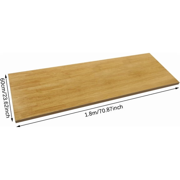 HOHOBLA Butcher Block Counter Top,Plywood Tabletop,Adjustable Countertop 2472 in1.5'' Thick Waterproof Table Top, Can Hold 1102 lb for Coffee, Kitchen, Bar Table(Wood Colour)